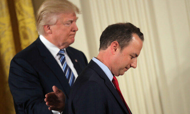 Donald Trump skifter stabssjef - Reince Priebus ute